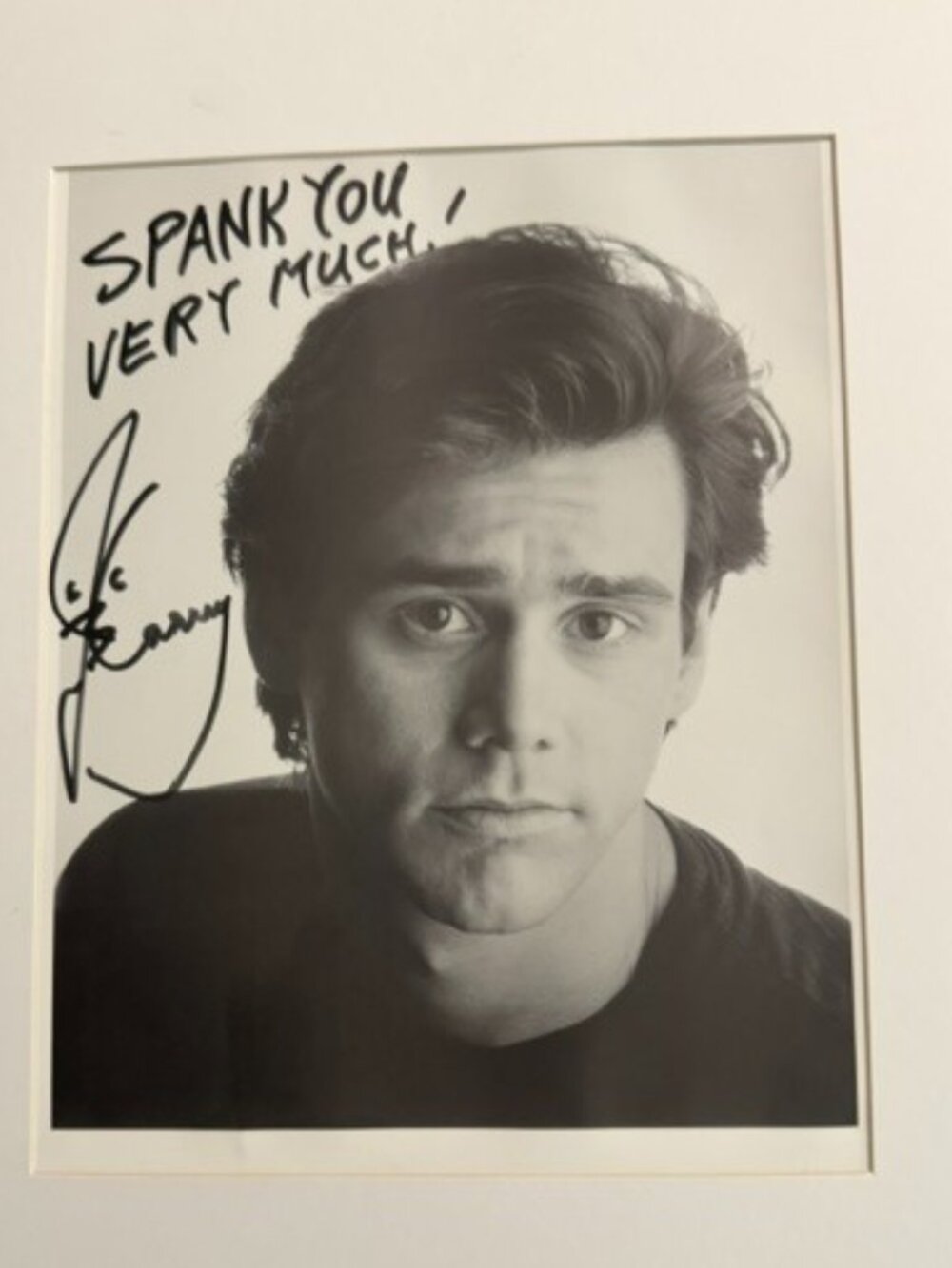 Jim Carrey Autographed Photo